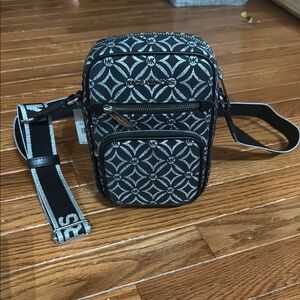 Michael Kors Black and Silver Men's or Women’s Belt Bag